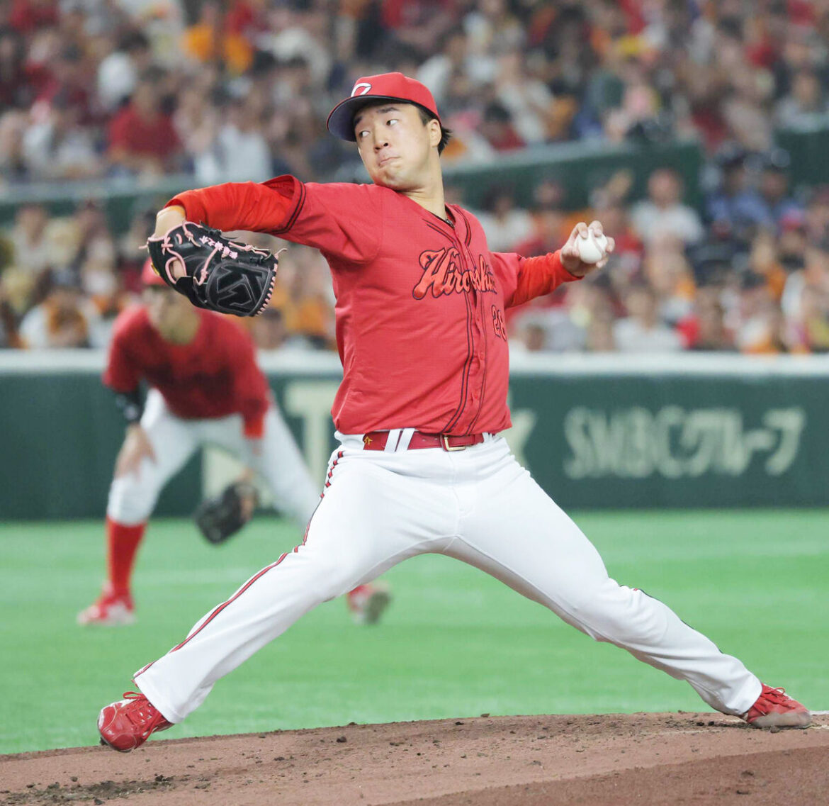 【広島】ドラ２佐藤柳之介、５回１失点で降板…球団新人で初のデビュー２戦２勝ならず（スポーツ報知） - Yahoo!ニュース - Yahoo!ニュース