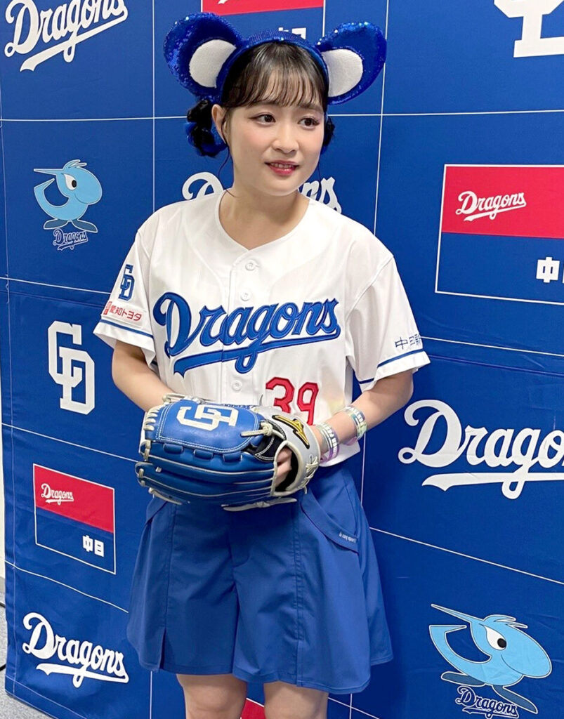 セレモニアルピッチを行った大原櫻子