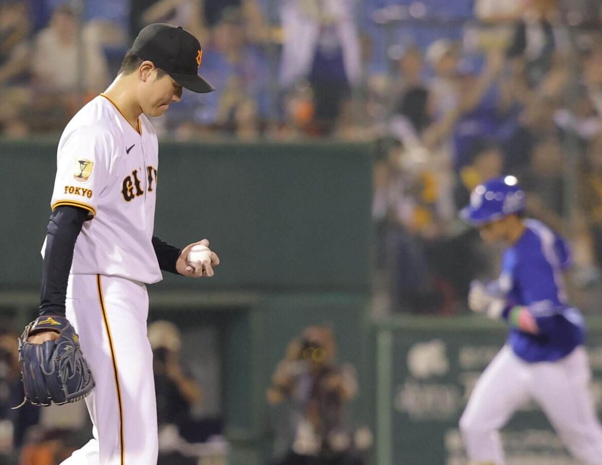 【巨人】中川皓太が８回に勝ち越し被弾 同点に追いついた直後、上林誠知に１１号ソロ（スポーツ報知） - Yahoo!ニュース - Yahoo!ニュース