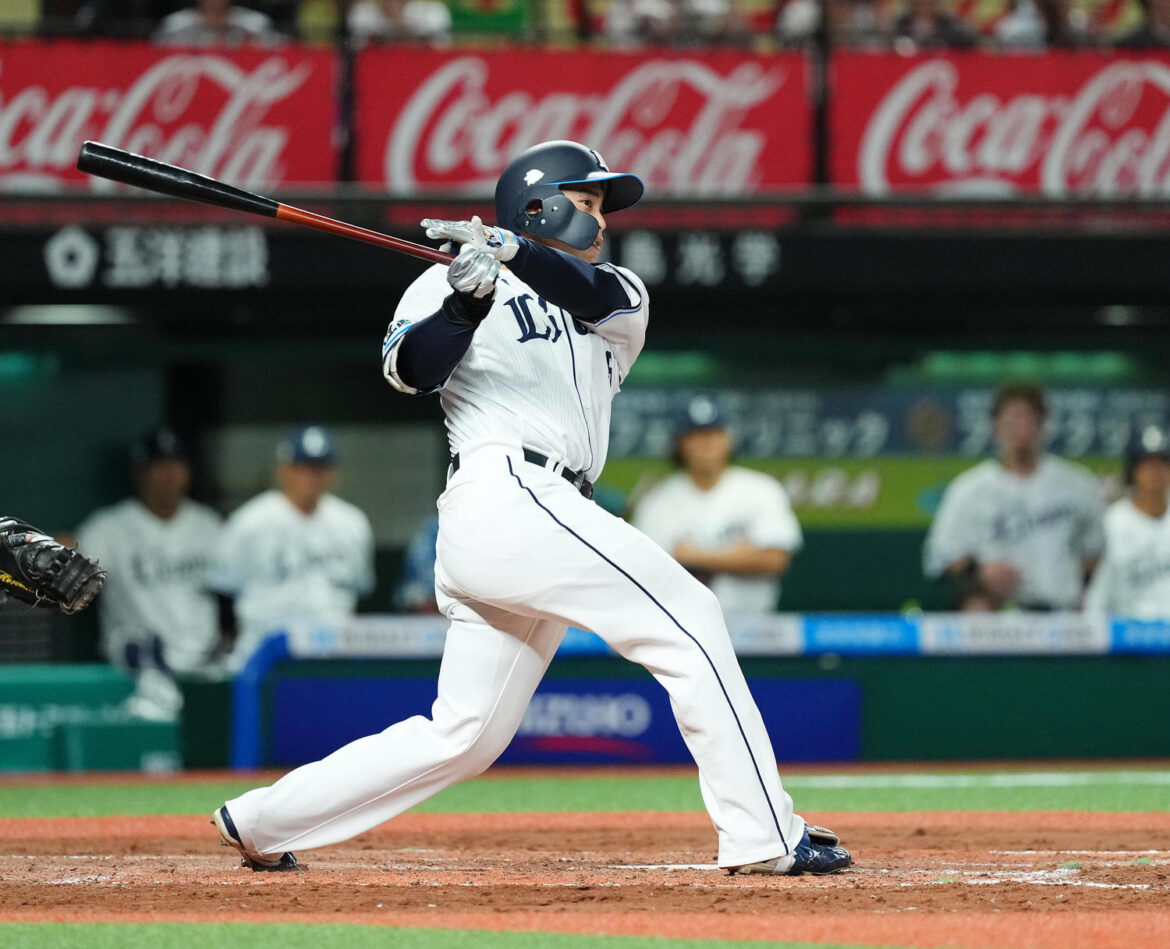 【西武】仲三河優太プロ初打席初安打 20年ドラ７も23年オフ育成契約 西口監督期待の和製大砲（日刊スポーツ） - Yahoo!ニュース - Yahoo!ニュース