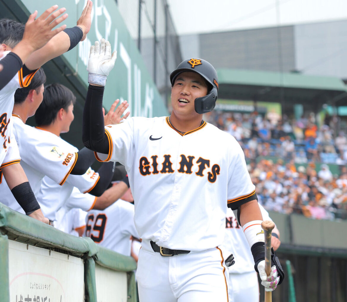 【巨人】石塚裕惺が公式戦１号 内角直球捉え左翼へ２ラン ３５戦、１０７打席目で待望の一発…２軍戦（スポーツ報知） - Yahoo!ニュース - Yahoo!ニュース