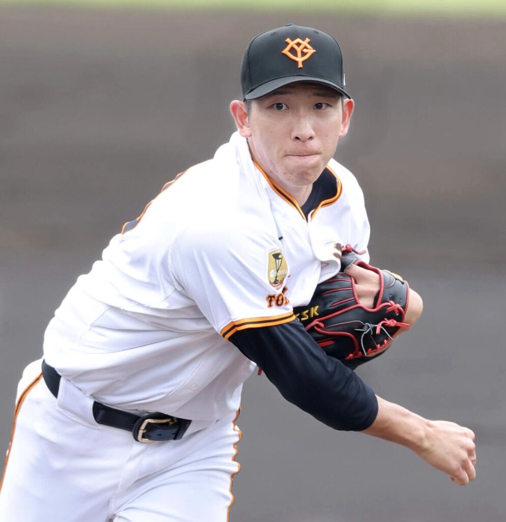巨人先発の戸郷翔征（カメラ・宮崎　亮太）