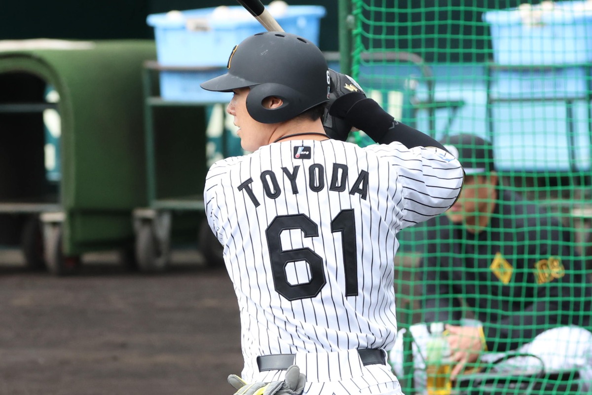 阪神・豊田寛【写真：栗木一考】