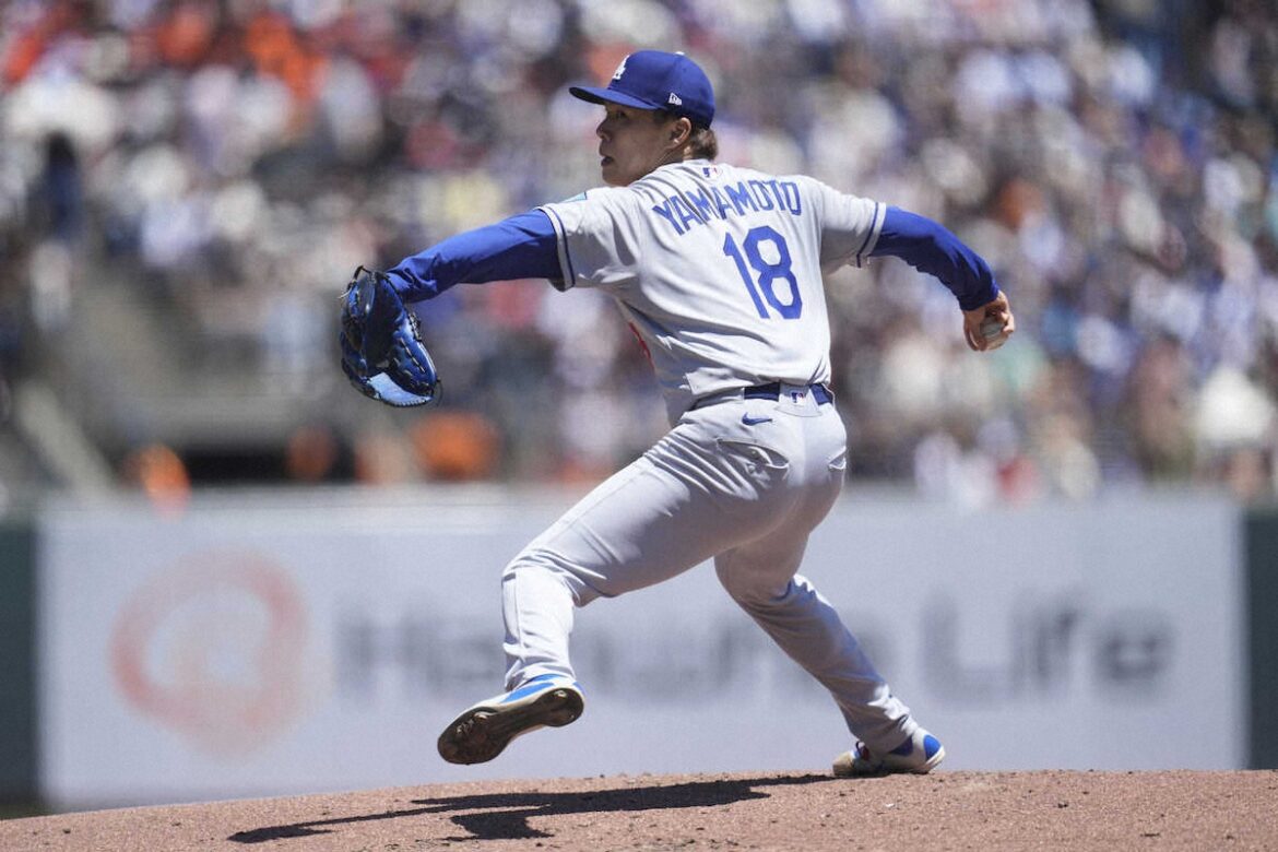 ドジャース・山本由伸 あと2人で9勝目消えた…前半戦ラスト登板で7回無失点も9回スコットが同点被弾（スポニチアネックス） - Yahoo!ニュース - Yahoo!ニュース