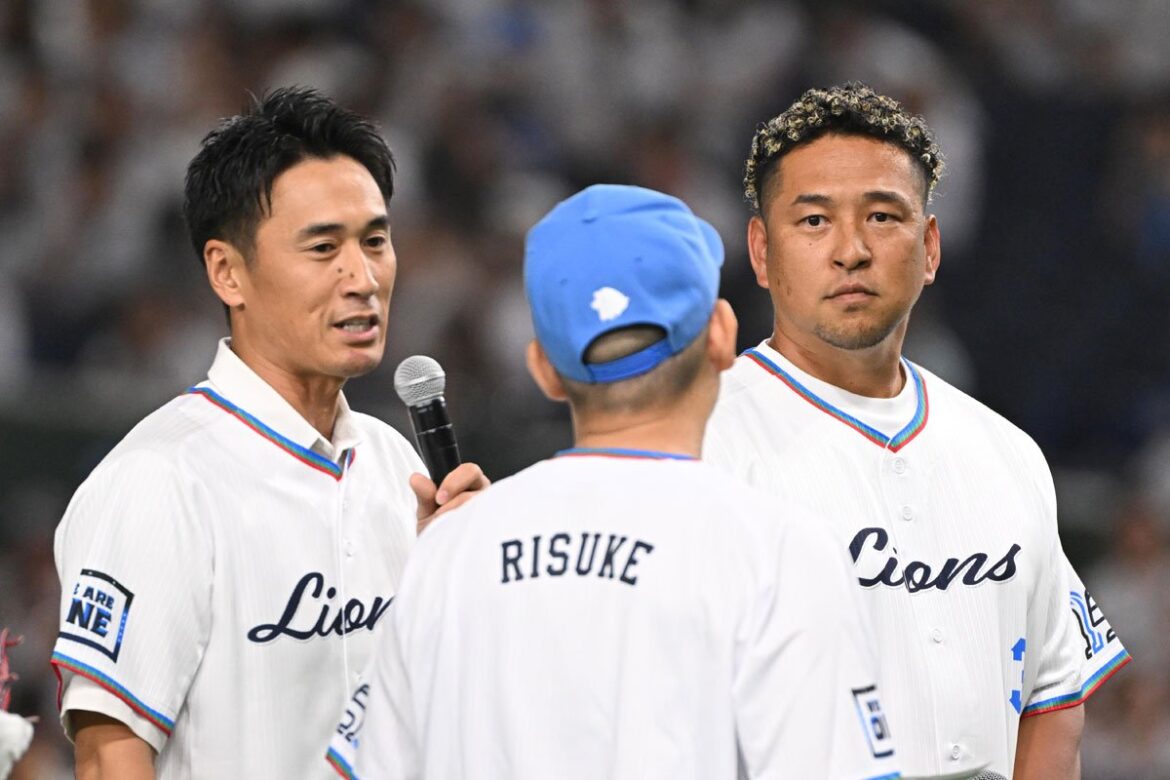 【西武】ＯＢ片岡保幸氏＆中島宏之氏が東京ドームで始球式 後半戦のポイントに中村、栗山、銀仁朗指名（東スポWEB） - Yahoo!ニュース - Yahoo!ニュース