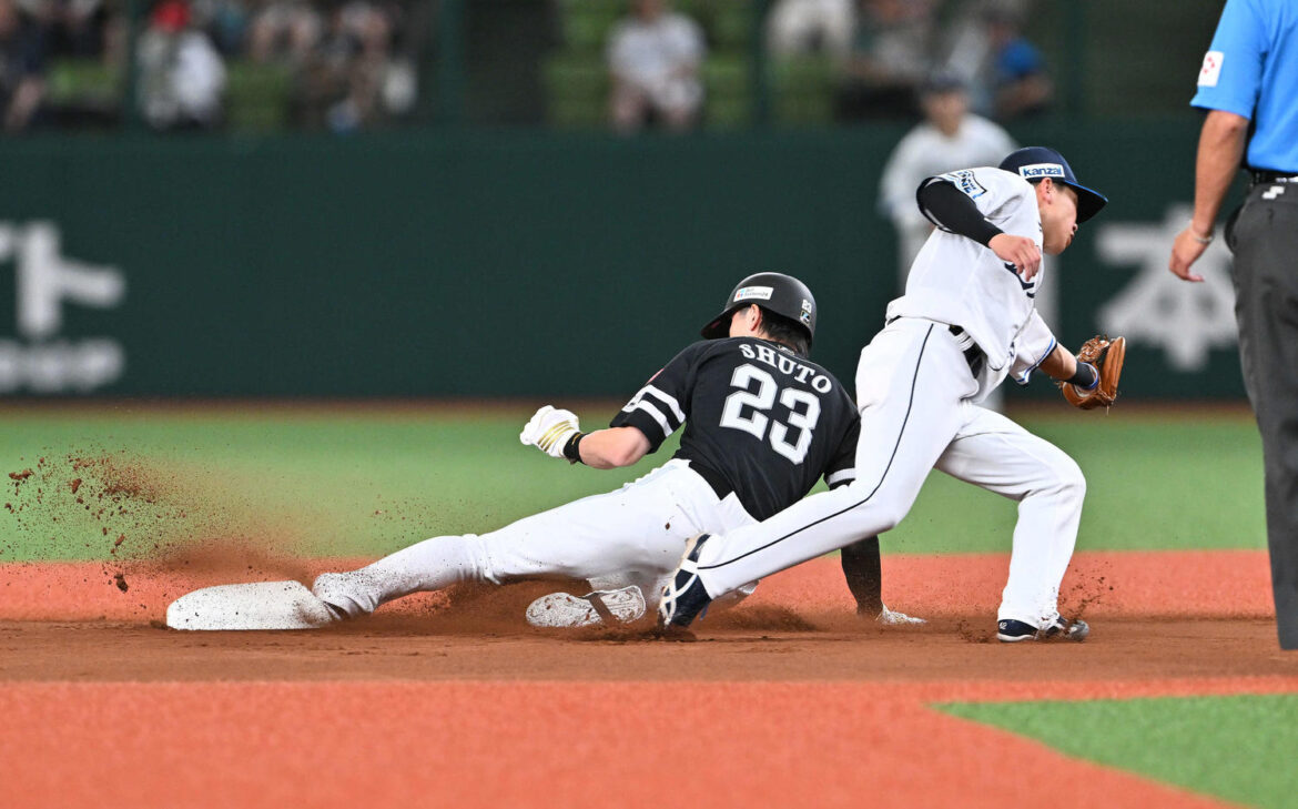 【ソフトバンク】周東佑京が２盗塁をマーク、リーグトップタイの25盗塁（日刊スポーツ） - Yahoo!ニュース - Yahoo!ニュース