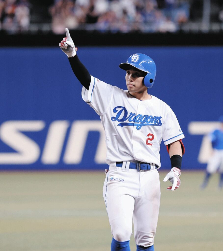 中日・田中幹也の千金勝ち越し打、ベンチで「1人ジャンボリ」辻本も祝福 ネット「神です」、「もうただの最強打線」「さすが勝負強いわ～」（中日スポーツ） - Yahoo!ニュース - Yahoo!ニュース