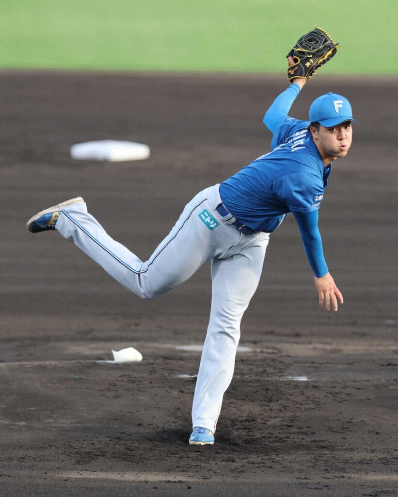 全イ先発の日本ハム・柴田 自己最速更新の154キロで1回無失点「1軍に上がって完投、完封」（スポニチアネックス） - Yahoo!ニュース - Yahoo!ニュース
