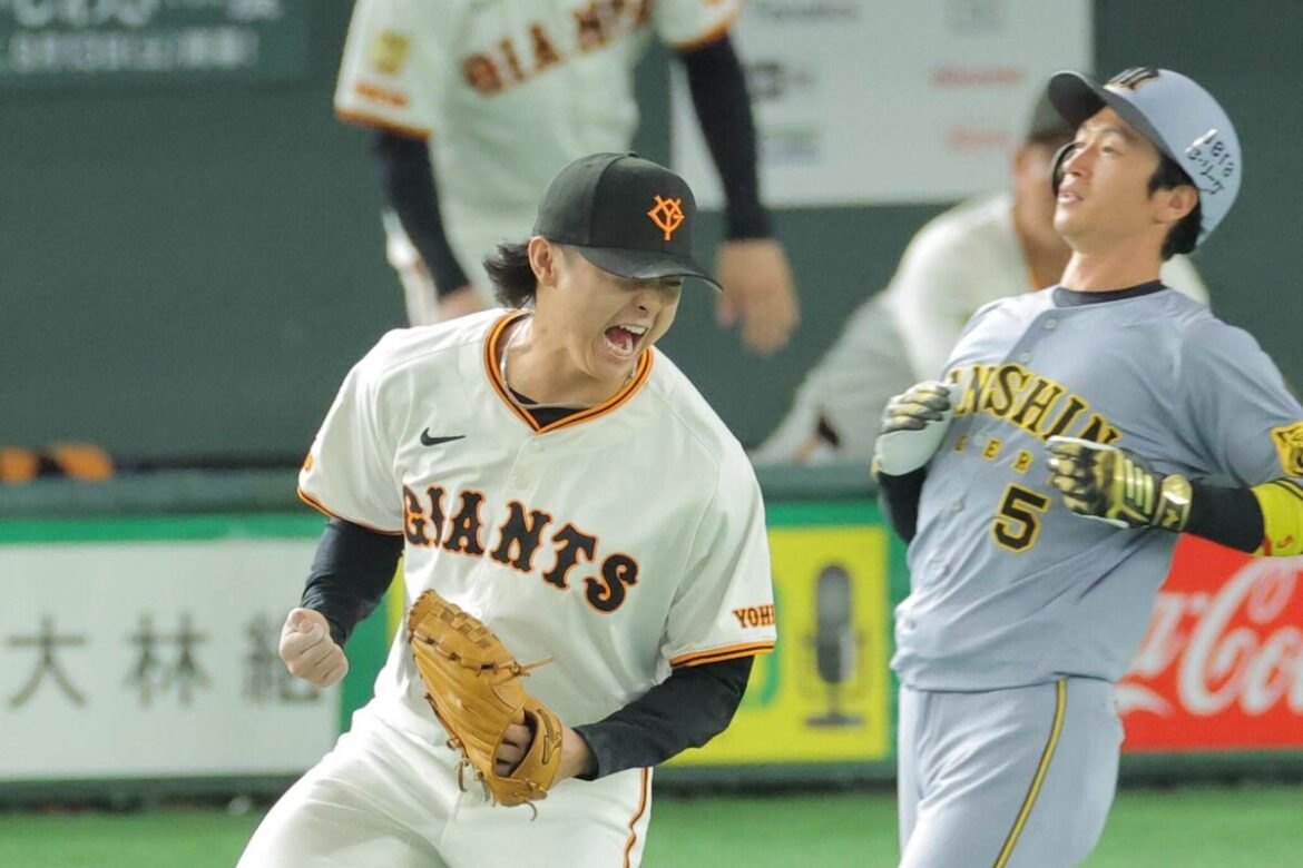 【巨人】田中瑛斗が２戦連続の火消しで絶叫 ＭＡＸ１５４キロ 同点直後に１死一、二塁しのぐ（スポーツ報知） - Yahoo!ニュース - Yahoo!ニュース
