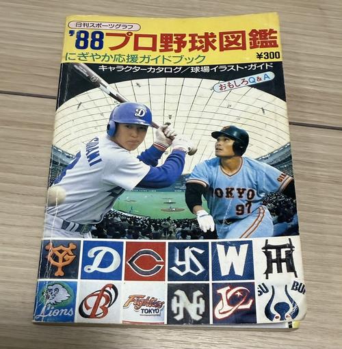 日刊スポーツ新聞社が発行した88年度「プロ野球図鑑」