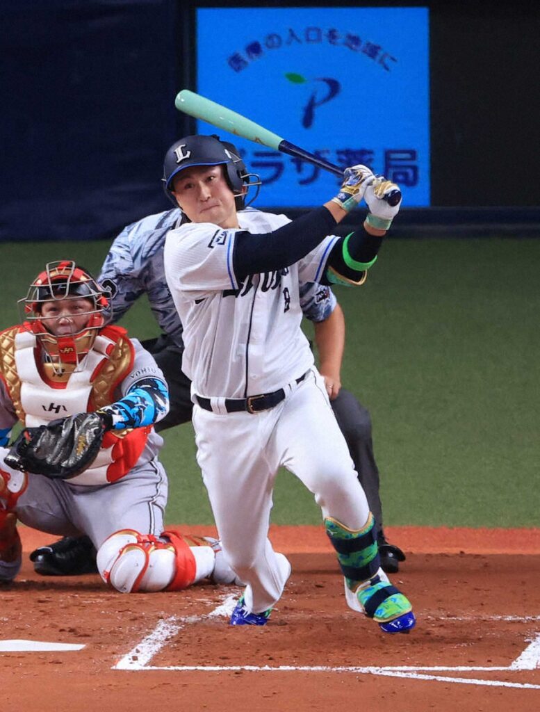 【球宴】西武・渡部聖「めっちゃ緊張」初打席で安打 大商大出身22歳「まだちょっと信じられない」（スポニチアネックス） - Yahoo!ニュース - Yahoo!ニュース