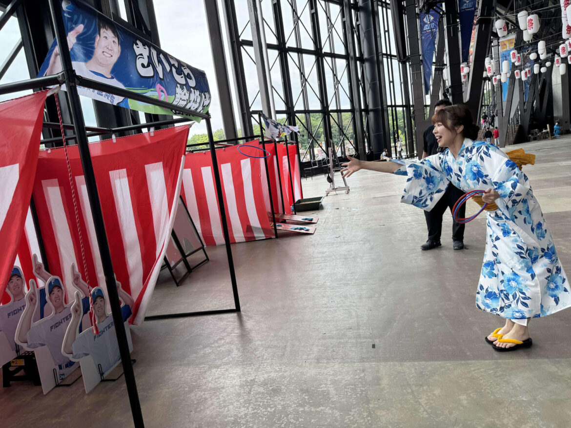 【日本ハム】エスコンで「超縁日」スタート 谷口雄也氏「田宮選手になりきって」射的で３枚抜き（日刊スポーツ） - Yahoo!ニュース - Yahoo!ニュース