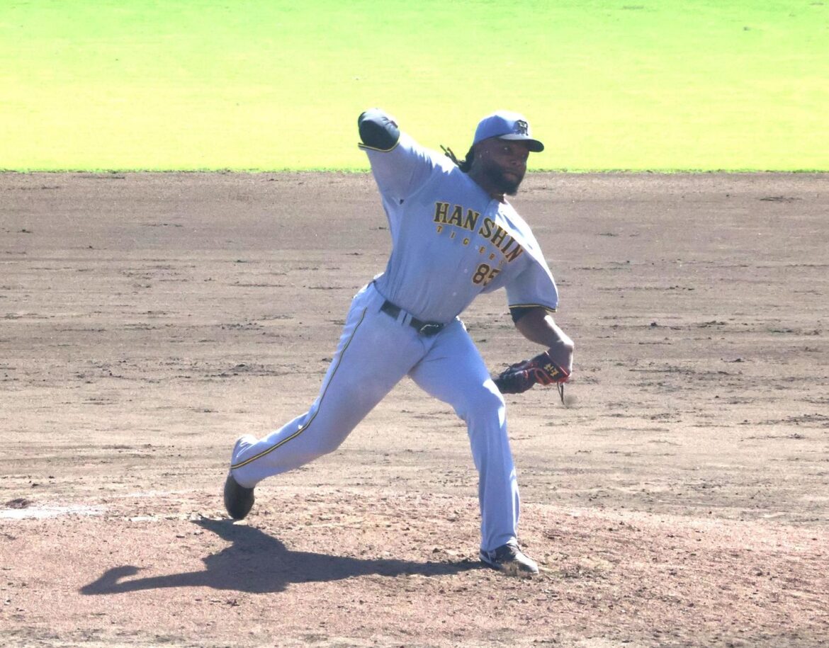 【阪神】復帰ドリスが初実戦、2軍広島戦1回1安打0封 先頭打者を3球三振、最速151キロ(日刊スポーツ) – Yahoo!ニュース – Yahoo!ニュース 【阪神】復帰ドリスが初実戦、2軍広島戦1回1安打0封 先頭打者を3球三振、最速151キロ(日刊スポーツ) - Yahoo!ニュース - Yahoo!ニュース