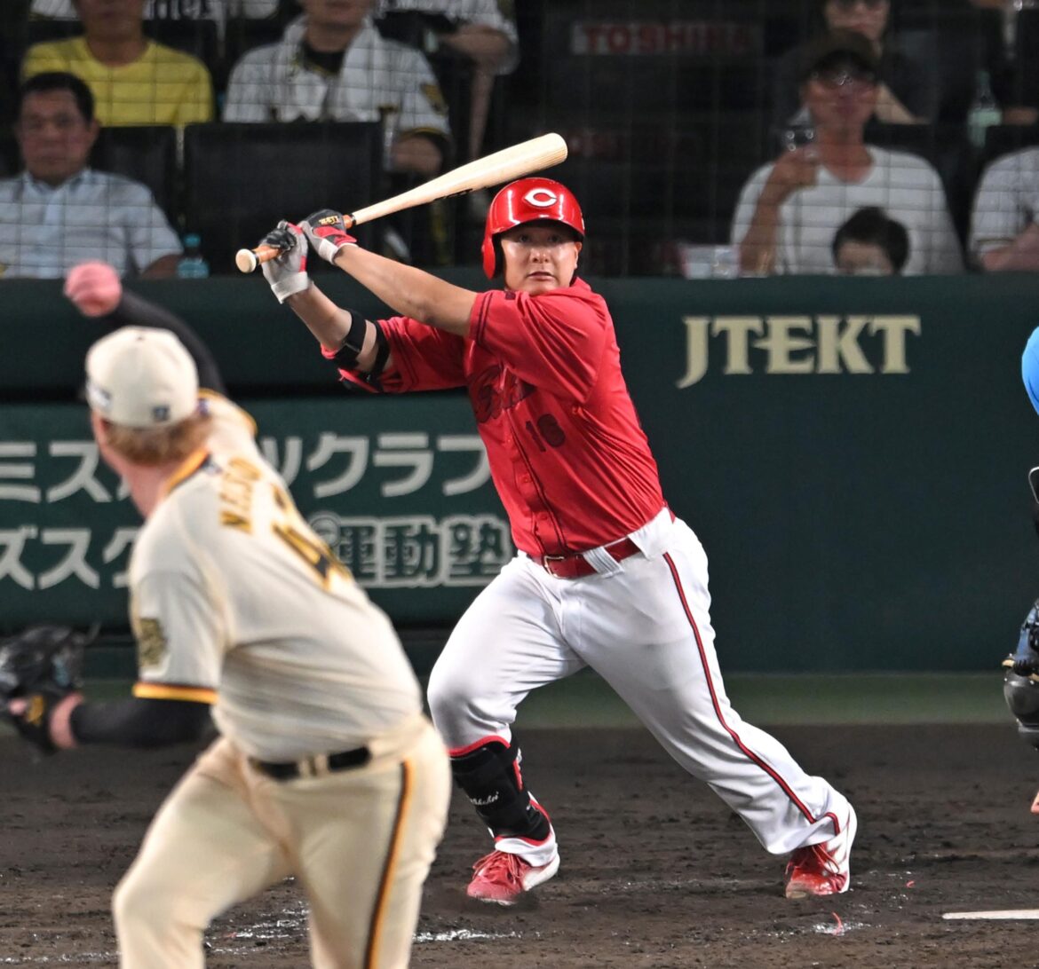 広島 左腕・森がバットで魅せた！ 五回に貴重な２点適時二塁打 自身初長打でリードを広げる（デイリースポーツ） - Yahoo!ニュース - Yahoo!ニュース