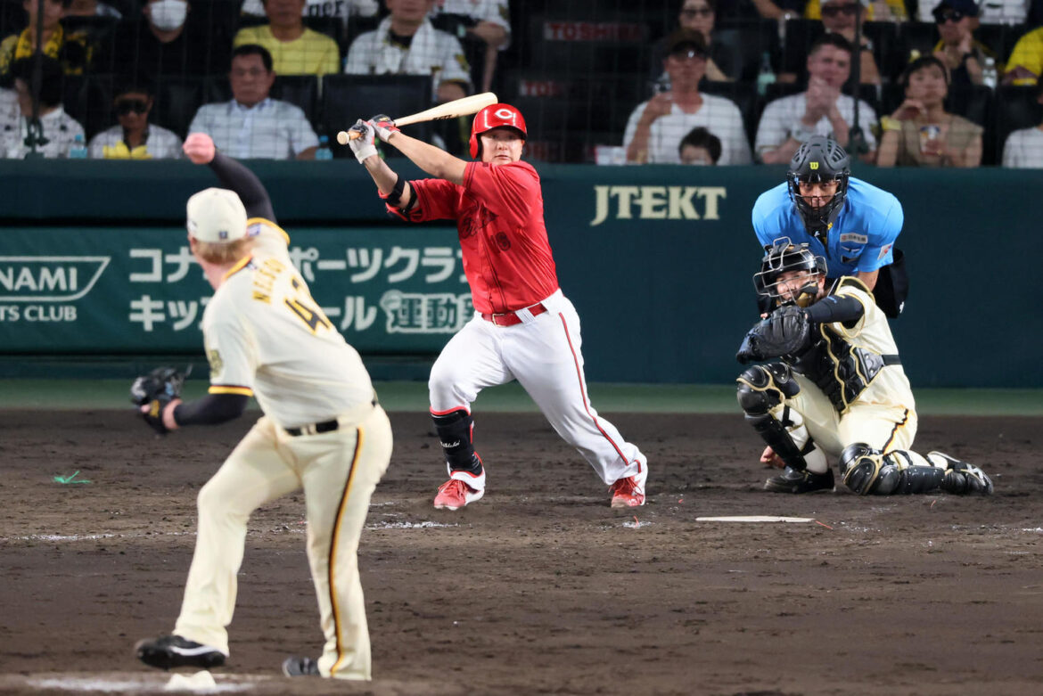 【広島】先発投手の森翔平がプロ初タイムリー 152キロ速球をとらえて左中間に２点適時二塁打（日刊スポーツ） - Yahoo!ニュース - Yahoo!ニュース