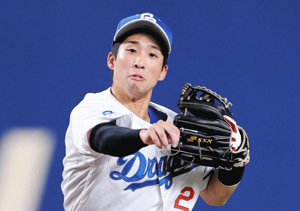 中日・田中幹也、またも出た!忍者守備 DeNAフォードの一、二塁間を破るかという打球、ダイビングキャッチし一塁アウトに:中日スポーツ・東京中日スポーツ – 中日新聞Web 中日・田中