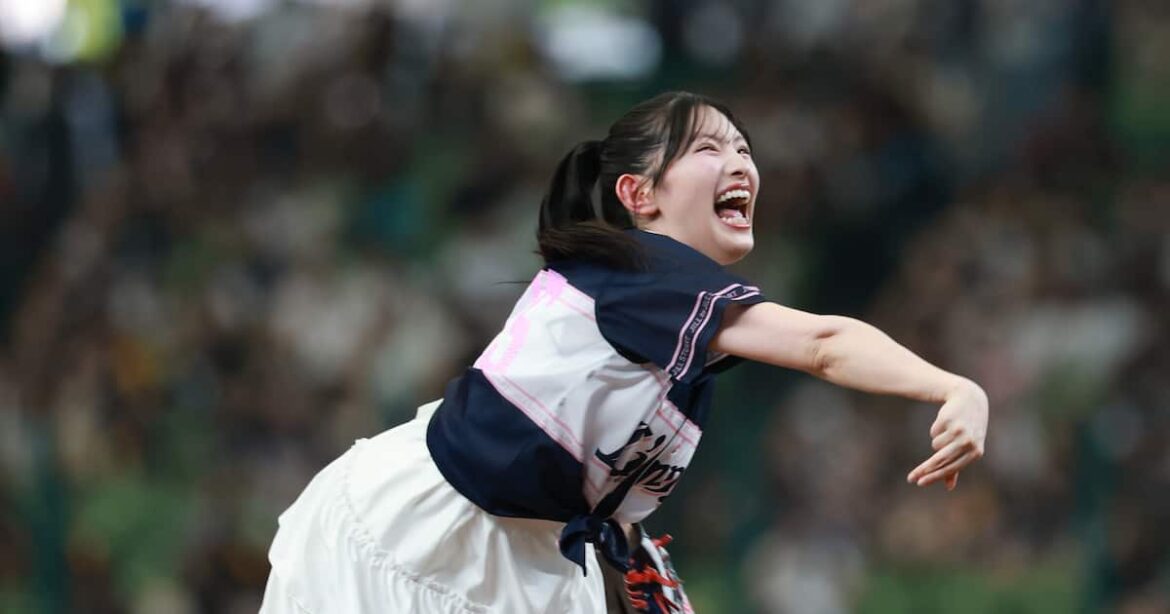 西武戦で「超ときめき♡宣伝部」の菅田愛貴が始球式「点数はほぼ100点です」 - サンスポ