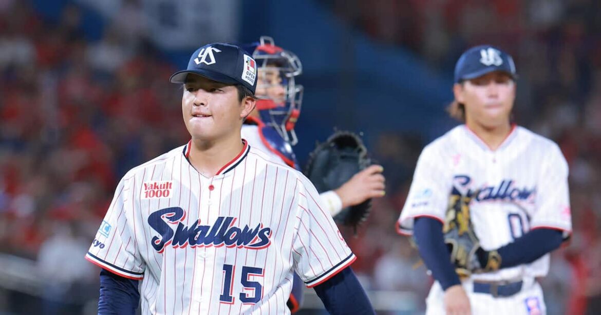 ヤクルトD1位・中村優斗が危険球退場…本拠地初勝利の権利目前で降板「ファビアン選手に申し訳ないです」 - サンスポ