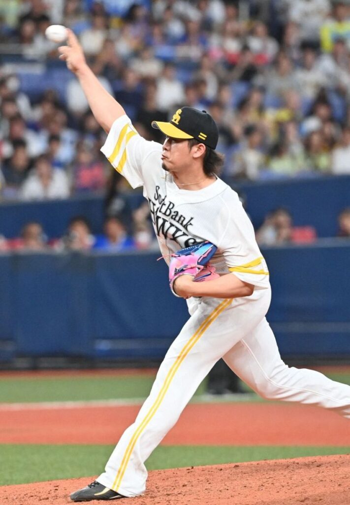 全9球はすべて真っすぐ ソフトバンク杉山一樹、初の大舞台で力投 予告通りのサイドスローも披露：「おっ！」でつながる地元密着のスポーツ応援メディア 西スポWEB OTTO! - 西スポWEB OTTO!