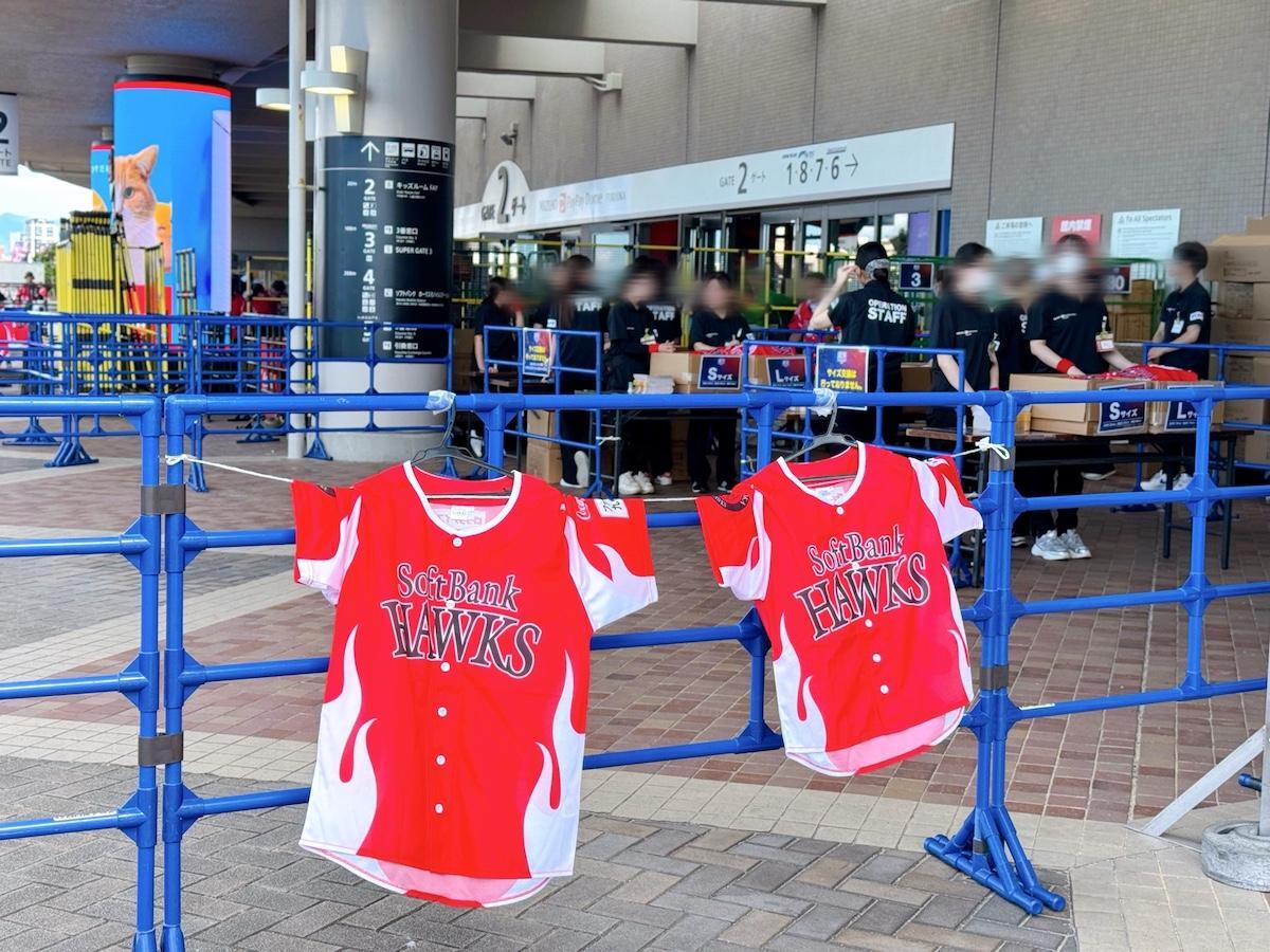 ２ゲート横の引き換え美ブース（画像：博多あや.）