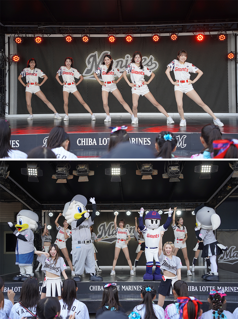 The Ballpark Stage outside the stadium