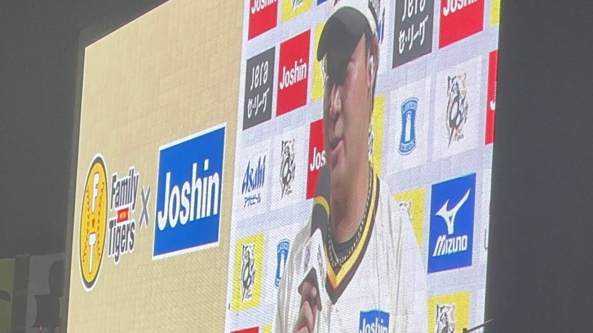 決勝タイムリー 大山悠輔 ヒーローインタビュー 2025.7.29