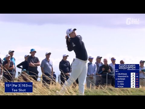 【AIG女子25】竹田麗央、出だし1番でチップインバーディを決めるなど5アンダー首位発進 【AIG女子25】竹田麗央、出だし1番でチップインバーディを決めるなど5アンダー首位発進