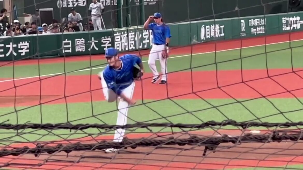 藤浪晋太郎 ベルーナドームは いつ以来? マウンドへ➡︎投球練習➡︎ベンチへ【西武vsDeNA】2025/7/31 ファーム 藤浪晋太郎 ベルーナドームは いつ以来? マウンドへ➡︎投球練習➡︎ベンチへ【西武vsDeNA】2025/7/31 ファーム