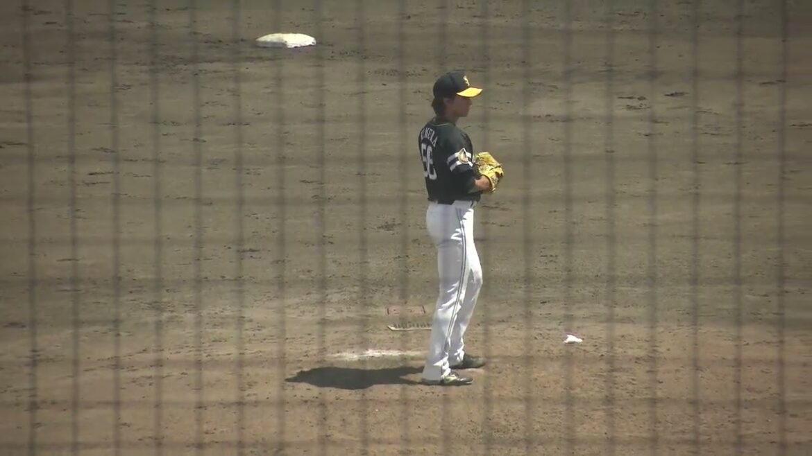 福岡ソフトバンクホークス 木村大成投手 投球練習 2025/7/25 ナゴヤ球場