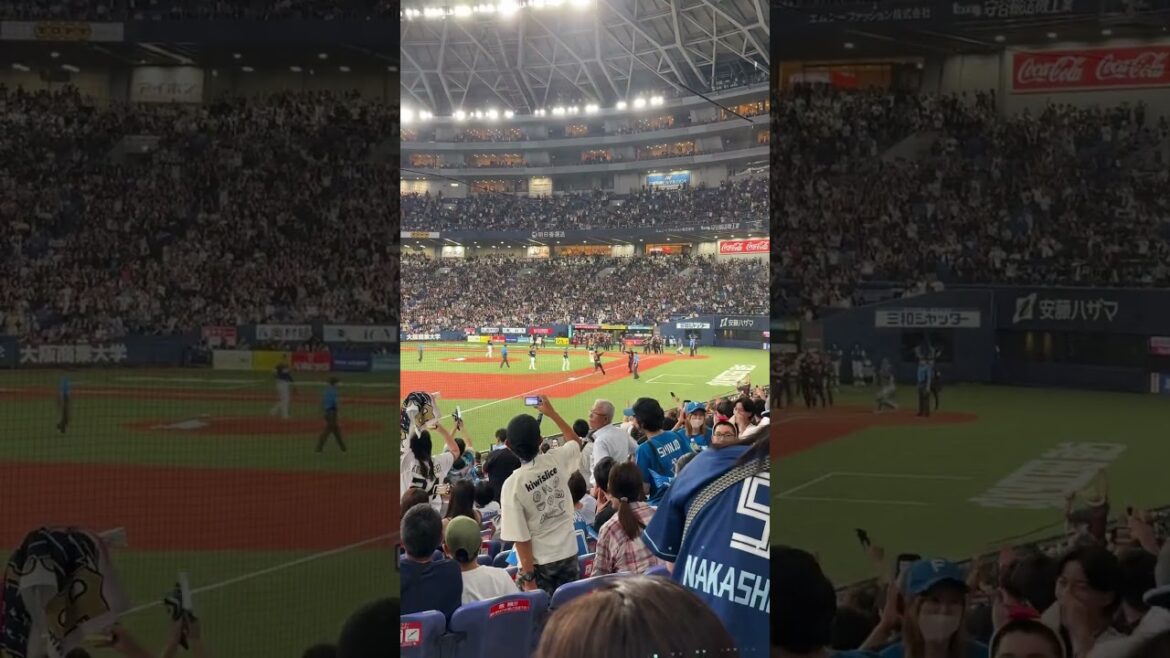 【オリックスバファローズ】頓宮選手サヨナラ逆転スリーランホームラン#8月1日オリックスvs日本ハム#shorts