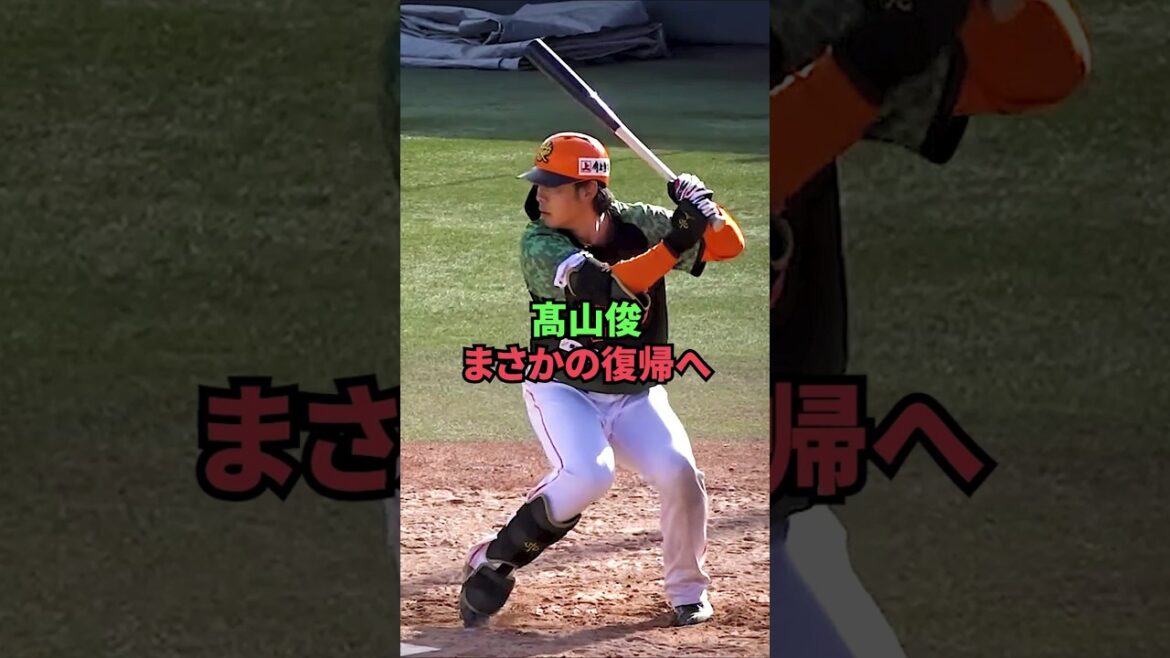 髙山俊、まさかの復帰へ