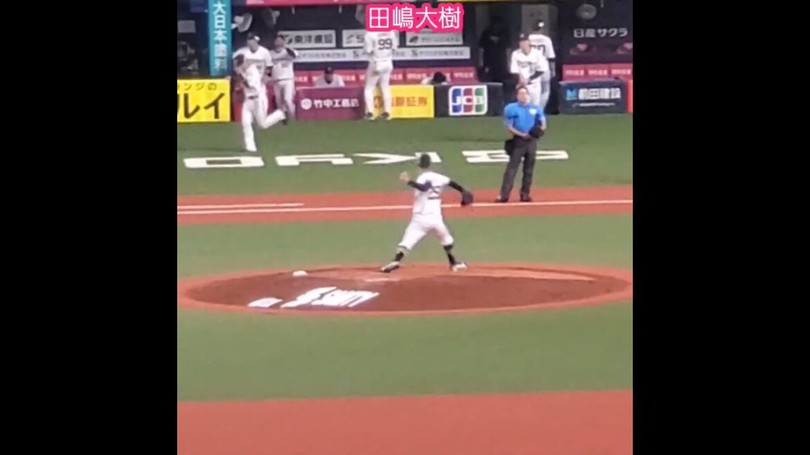 20250611　田嶋大樹　投球練習　#shorts@京ｾﾗﾄﾞｰﾑ大阪･ﾚﾌﾄ外野下段 日本生命ｾ･ﾊﾟ交流戦