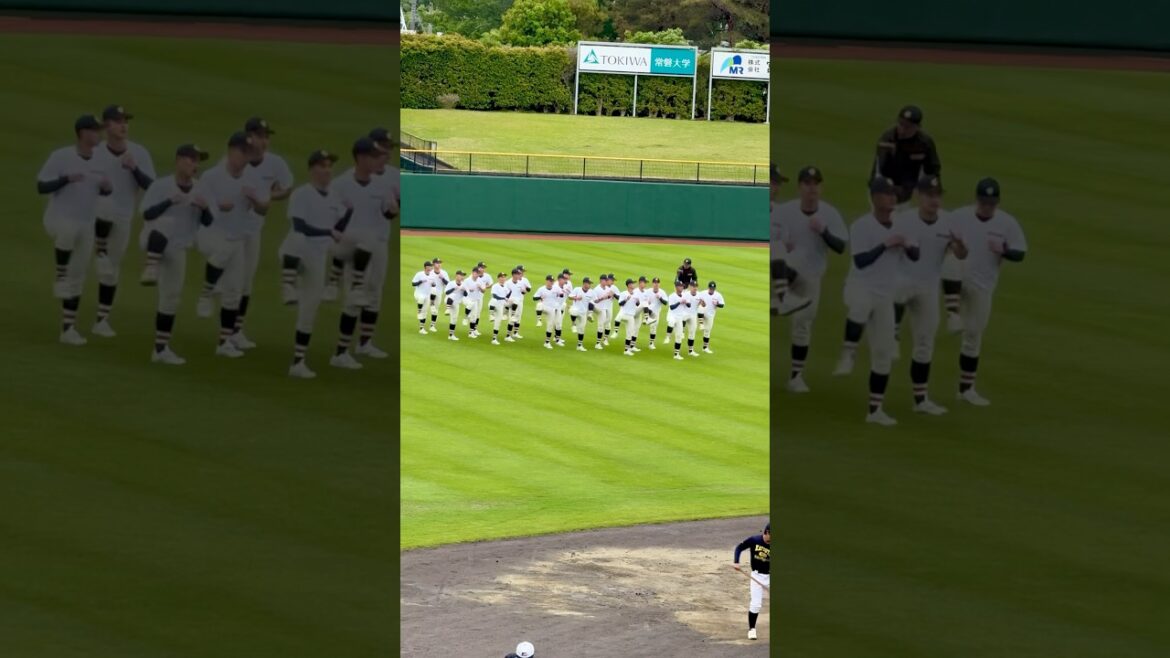浦和学院　これぞ名門の統率力！息ぴったりのウォーミングアップ　【春季関東大会　浦和学院 vs 帝京三 】    #高校野球 #浦和学院 #甲子園 #野球