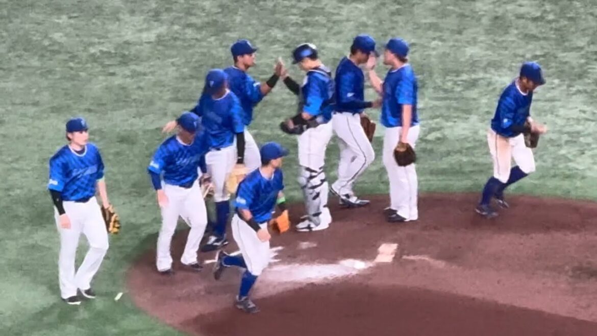 ベイ連勝の瞬間横浜DeNAベイスターズ2025年8月1日読売ジャイアンツ巨人軍東京ドーム