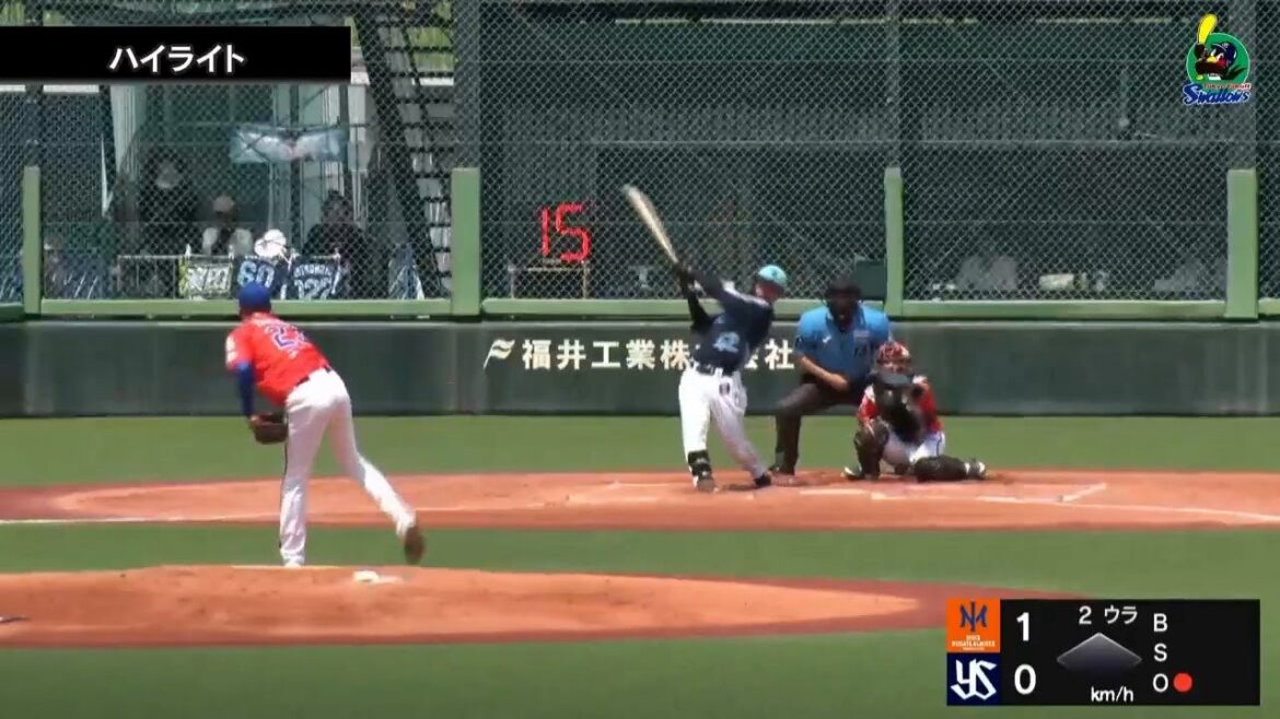 【ファームハイライト】澤井廉選手、HR含む4打数3安打2打点の活躍！8月3日  東京ヤクルトスワローズvsオイシックス新潟アルビレックスBC (戸田球場)