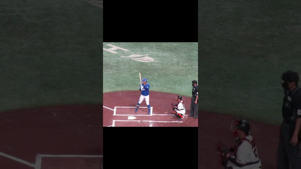 【ドラゴンズ】岡林勇希バッティングフォーム＜読売ジャイアンツ 対 中日ドラゴンズ 2024年4月24日＞