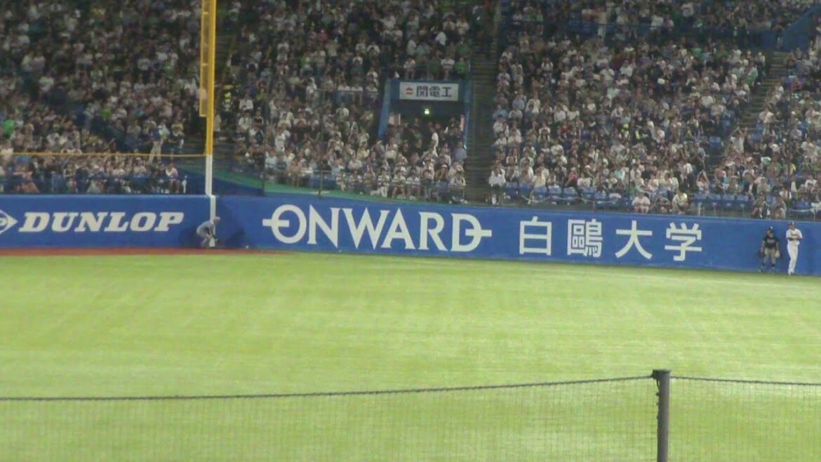 ヤクルト 太田賢吾 ツーベースヒット　ヤクルト vs 阪神　2025年8月1日(金)　神宮球場