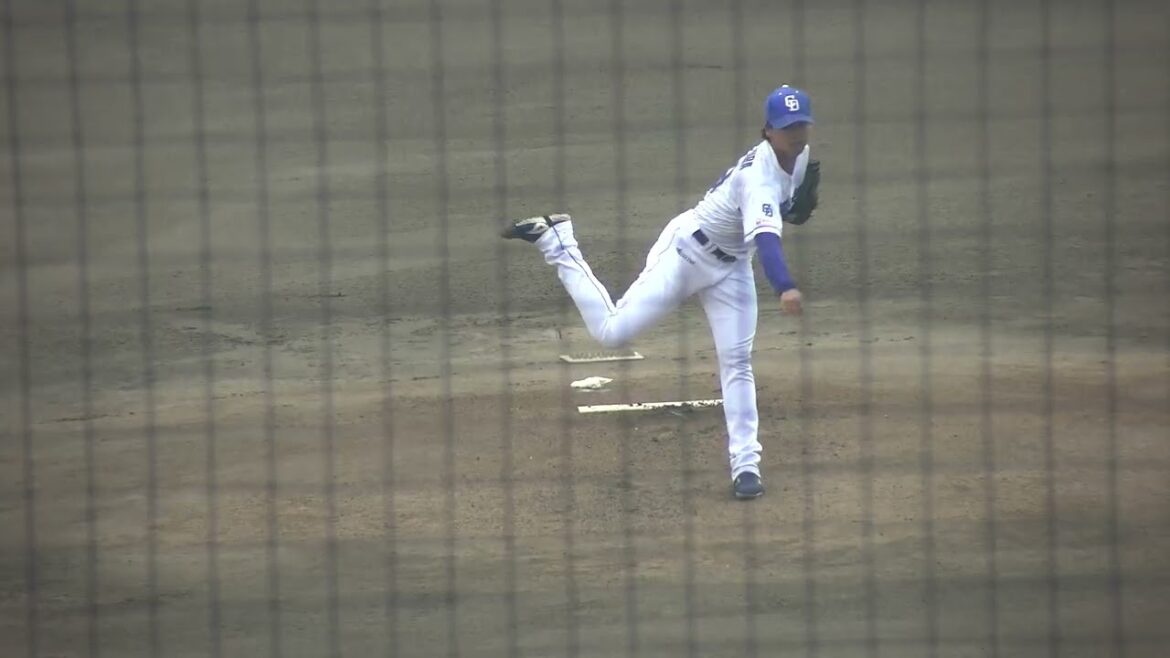 中日ドラゴンズ 松木平優太投手 投球練習 2025/7/25 ナゴヤ球場