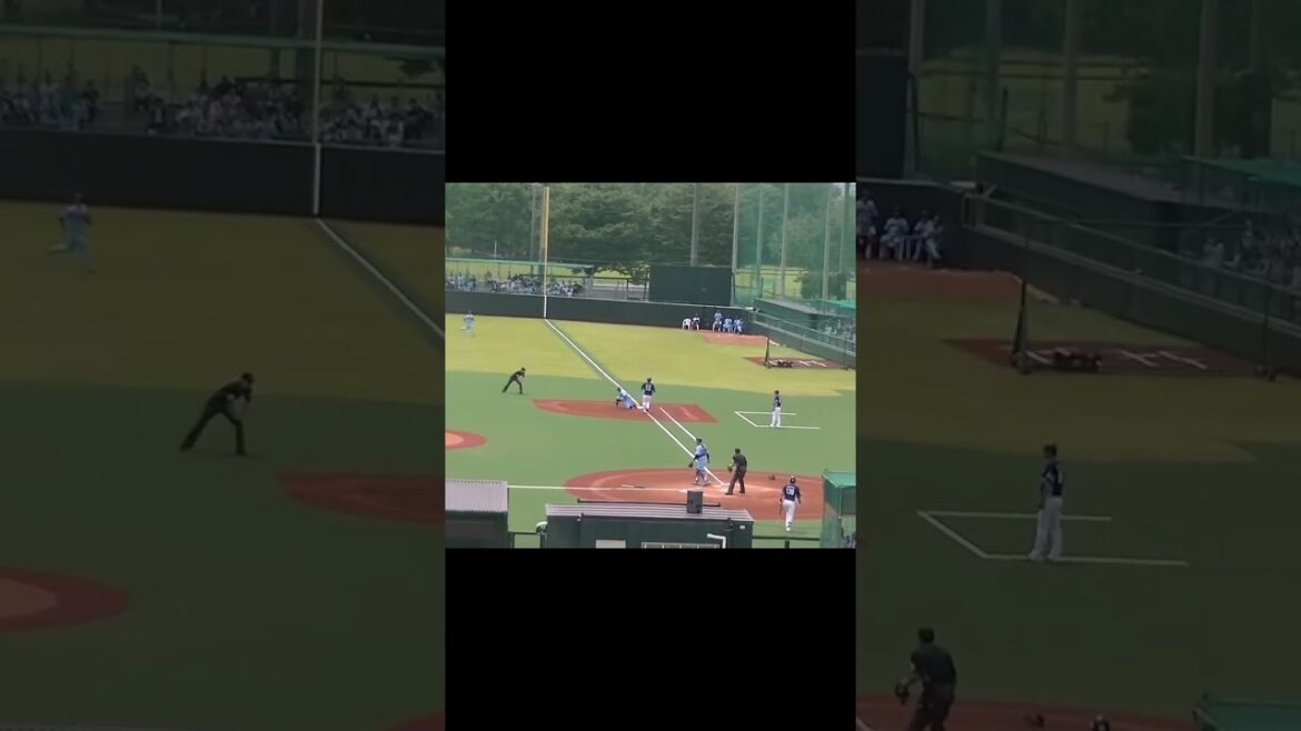 奥川恭伸ピンチで陽川尚将をピーゴロ その守備＜2軍・ヤクルトスワローズ対 西武ライオンズ  2024年5月26日＞