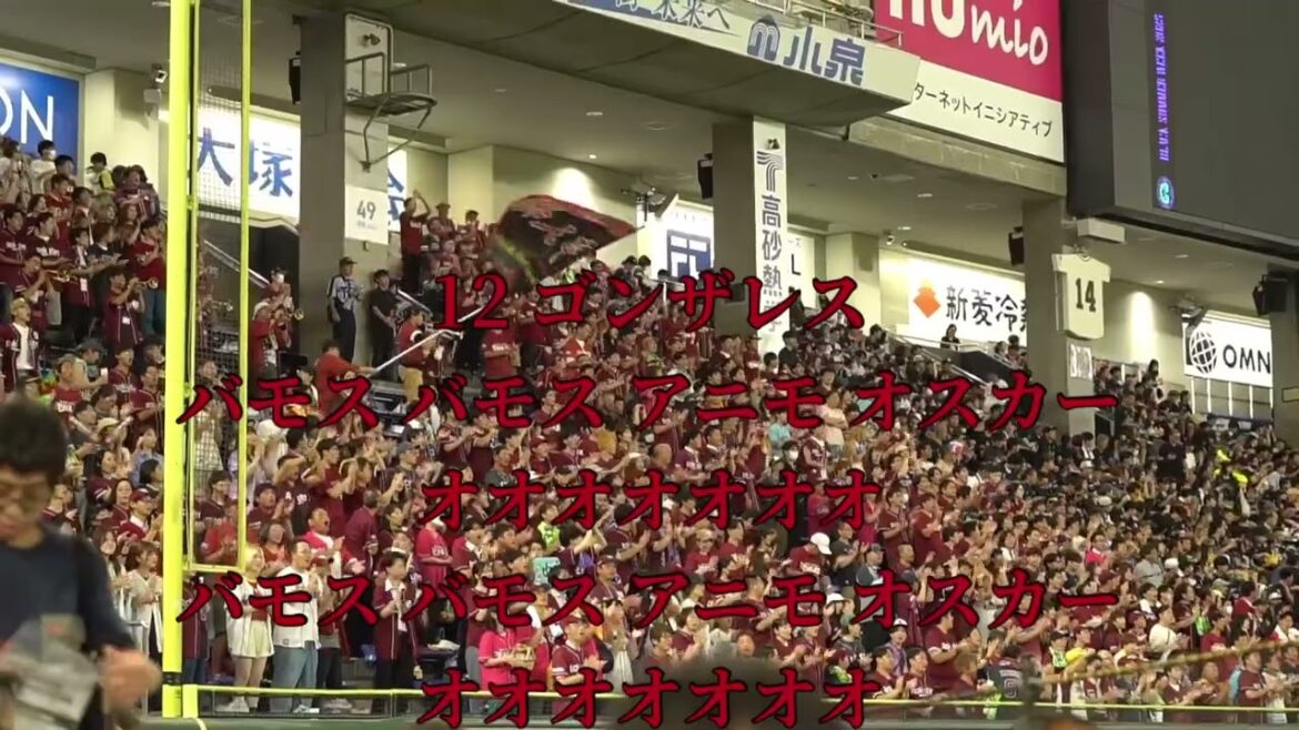 2025 7-31 東北楽天ゴールデンイーグルス スタメン1-9応援歌 in東京ドーム