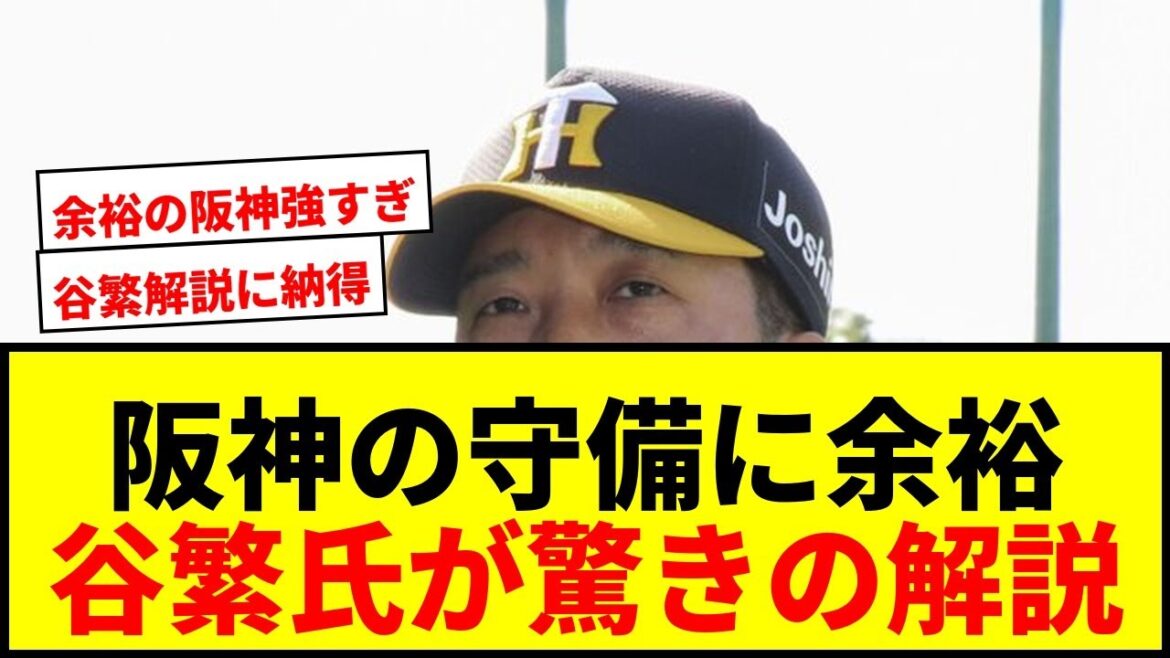 【衝撃】阪神、初回一死三塁で内野前進守備を敷かず！谷繁氏「それだけ余裕があるんです」にファン驚愕