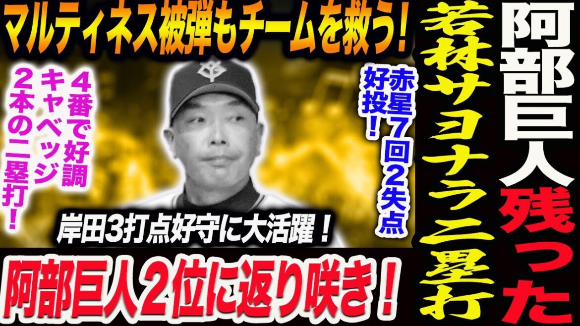 【8.3DeNA】阿部巨人残った！若林サヨナラ二塁打！読売巨人軍 ジャイアンツ 巨人 GIANTS 阿部監督