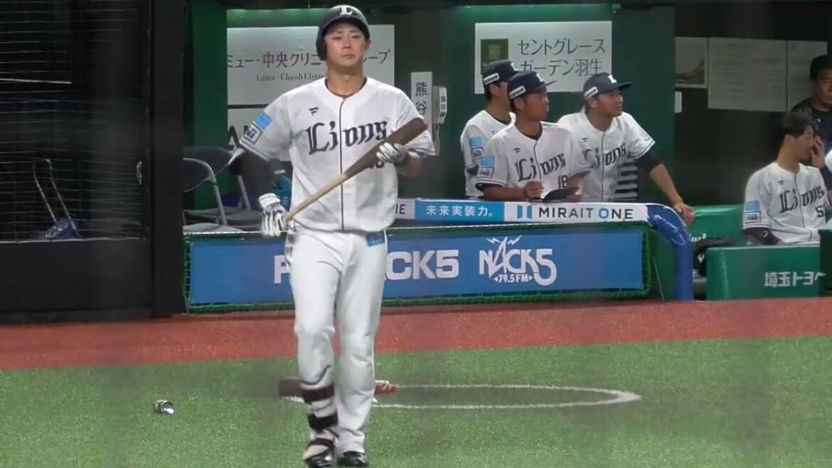 2025年7月30日 イースタンリーグ 埼玉西武・平沢 大河 選手の打席入り（ボールデッド中)