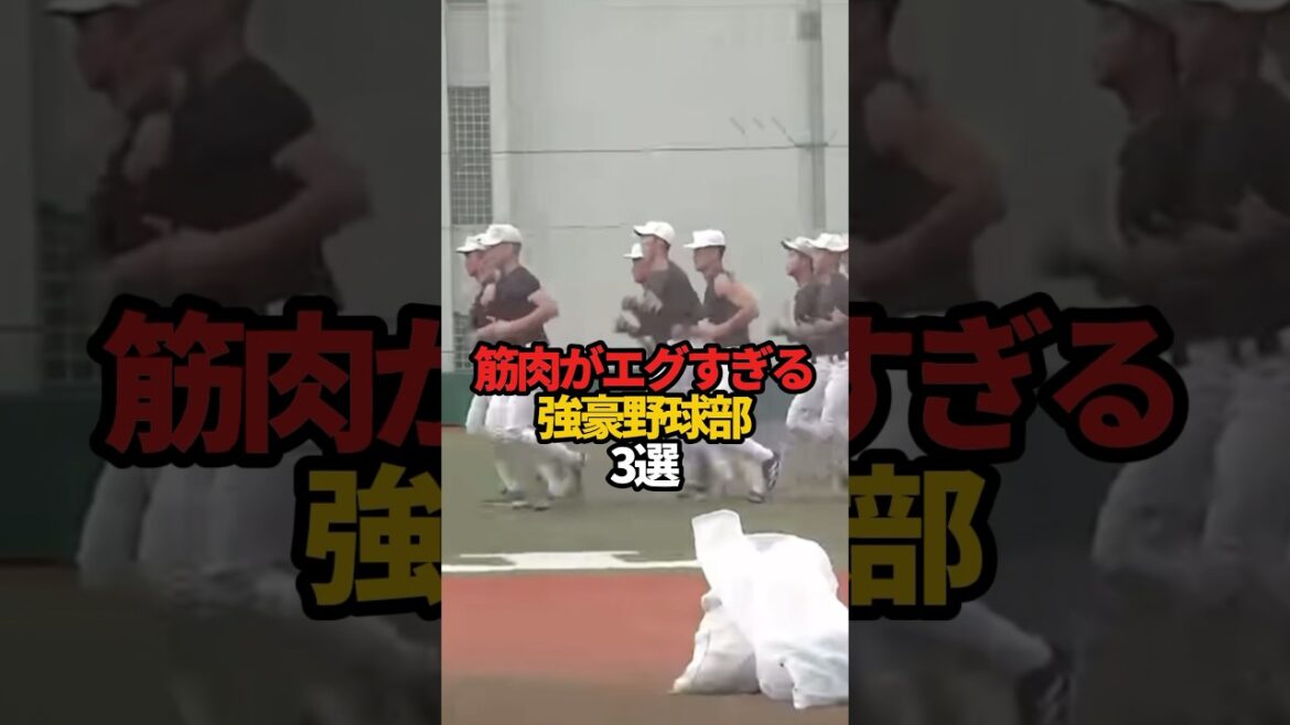 筋肉がエグすぎる強豪野球部 3選#sports #shorts #高校野球 #野球 #やきゅスト 筋肉がエグすぎる強豪野球部 3選#sports #shorts #高校野球 #野球 #やきゅスト
