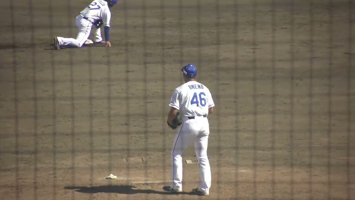 中日ドラゴンズ 梅野雄吾投手 投球練習 2025/7/25 ナゴヤ球場