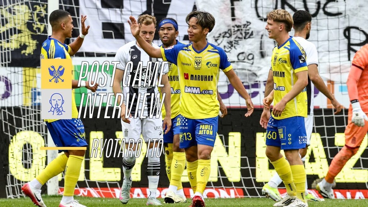 【シントトロイデン】伊藤涼太郎選手 試合後インタビュー（第2節 シャルルロワ戦）