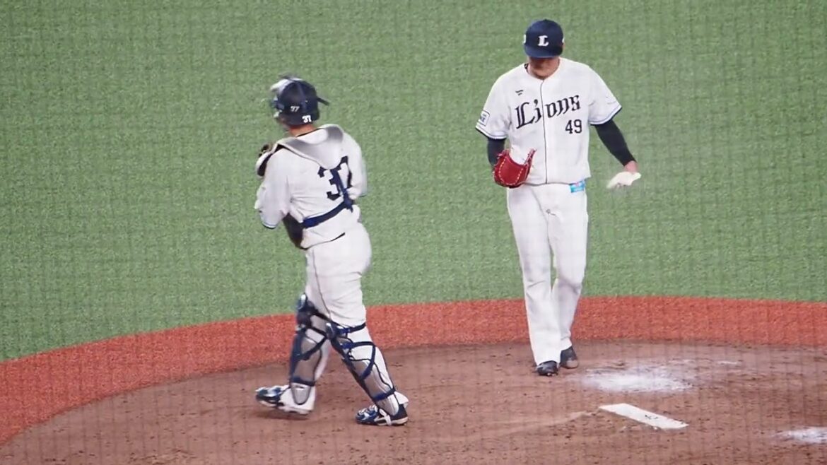 2025.07.21 埼玉西武-福岡ソフトバンク #佐々木健 投球練習 (ベルーナドーム)