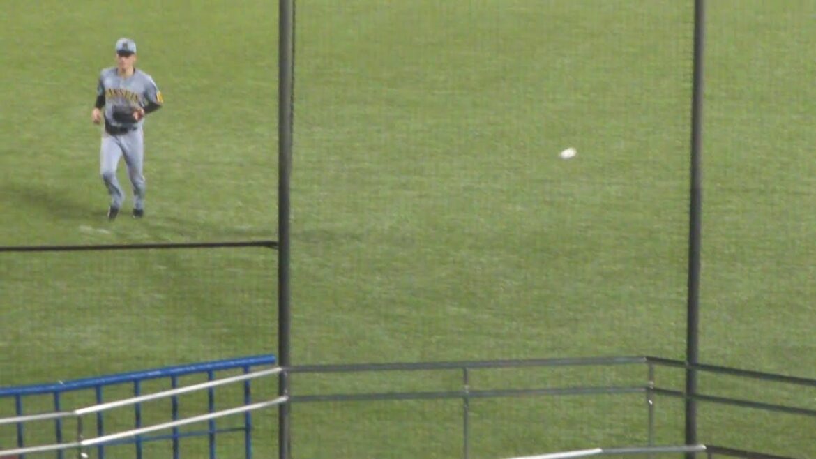 ヤクルト 中村悠平 ツーベースヒット　ヤクルト vs 阪神　2025年8月3日(日)　神宮球場