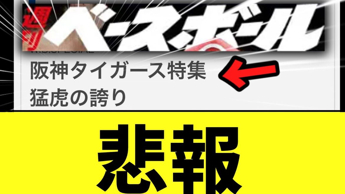 【悲報】阪神タイガース