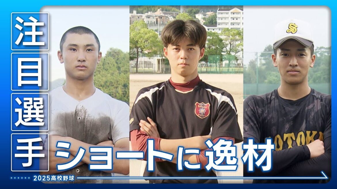 【高校野球2025・注目選手】今年の夏はショートに注目